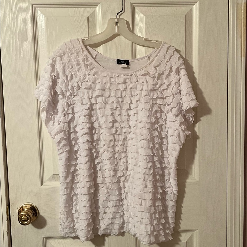 PM012523 Pullover Plus Size Casual Blouse